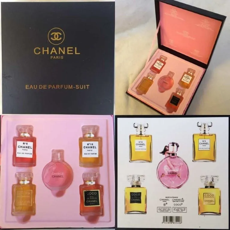 chanel 5 perfume set