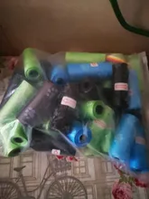 40 rollos/paquete perro Bolsa para popó de basura limpia bolsas de gato para gato mascotas de recogida de residuos de perro para exterior caca limpieza recoger bolsas