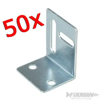 

Angle plate galvanized steel for kitchens 38x30x25mm Fixman 50 PCs
