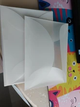 40 unids/lote Semi-transparente de papel de ácido sulfúrico sobres para DIY tarjeta postal tarjeta/tarjeta de invitación de la boda de embalaje de regalo