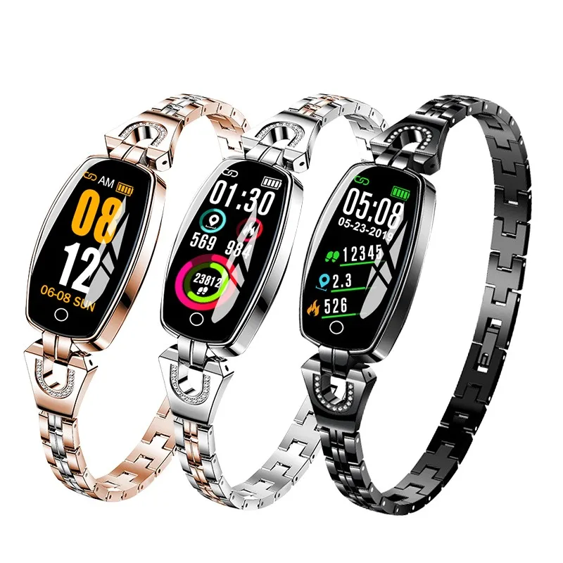 

H8 Smart Watch Women Heart rate module Waterproof Bluetooth Heart rate Monitoring Fitness Tracker Waterproof New Smart Bracelet