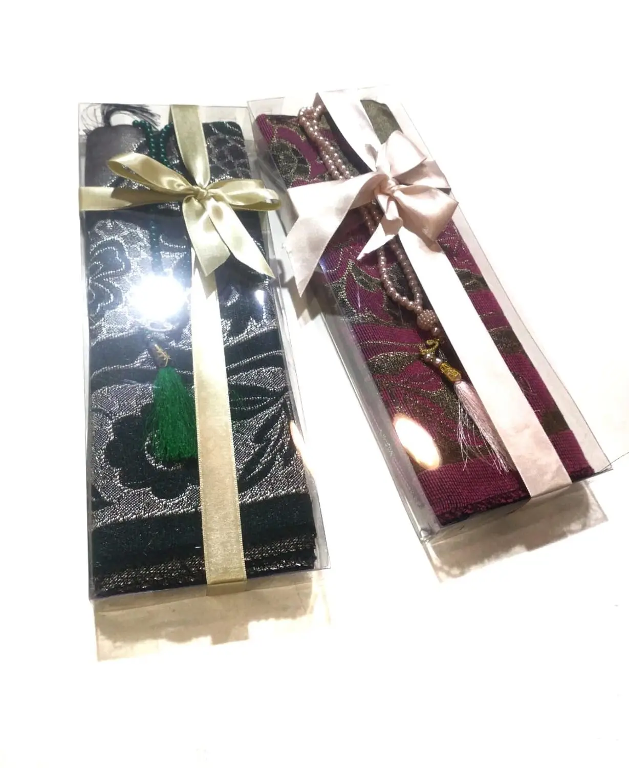 

Islamic Economic Gift Set Mewlut Package Box Prayer Rug Seccade Design Glass Beads Umrah Hajj Mawlid Sijadat Arabic Muslim