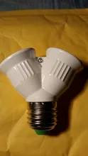 Converter Bulb-Adapter Light-Lamp 2e27-Lamp-Holder E27 Splitter Y-Shape To Halogen LED