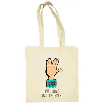 

Cloth bag Star Trek Live Long and Prosper gesture with hand