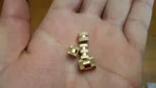 Insert-Nut Embedded-Nuts Injection-Molding-Knurl Metric-Thread M4 Pure-Copper M6 Brass