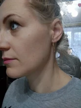 Jewelry Earrings Curve-Design Ladies Temperament-Model Metal Todorova for Female