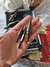 HSS broca de aluminio orificios múltiples juego de brocas para Metal madera agujero de perforación cortador paso cono Taladro