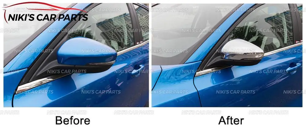 Верхние крышки зеркал для Ford Focus-ABS пластик 1 комплект/2 шт формовочные украшения автомобиля Стайлинг