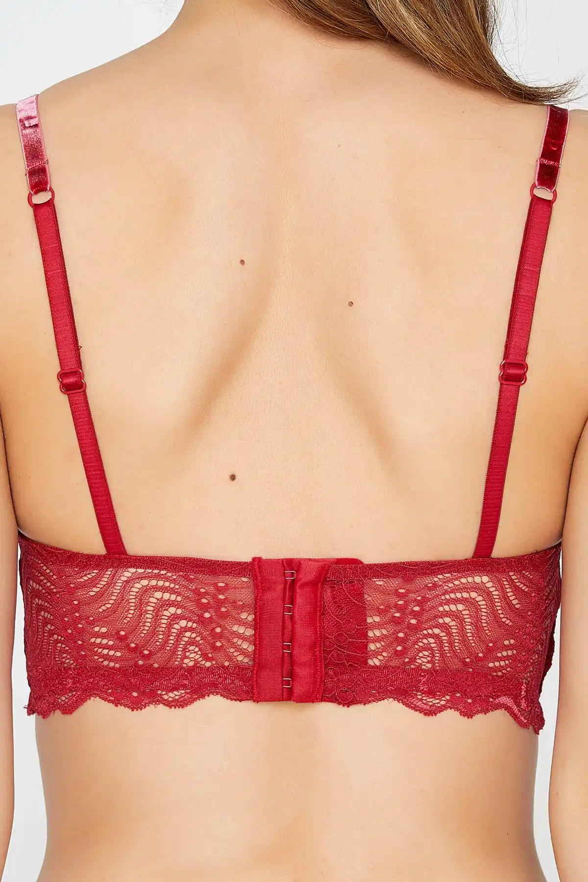 Cotton Women 'S Red Bra 9KLK11247MK