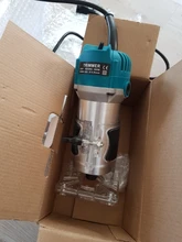 Fresadora eléctrica de 30000rpm para carpintería, recortador eléctrico para madera, máquina de grabado con ranuras, 800W, con puntas, máquina de tallado a mano
