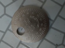 Herramienta de medición de bujía, 1 unidad, calibre de bujía, tipo moneda, rango de 0,6-2,4mm, calibre de bujía