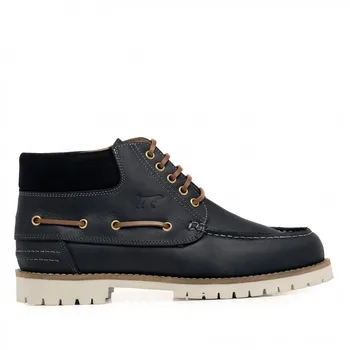 

Son Castellanisimos Leather Boots Laces Men Winter Black