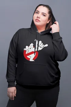

Angemiel Wear Ghostbusters Black Women Hooded Sweatshirt