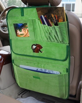 

Organizer on the back of the front seat monkey (green)