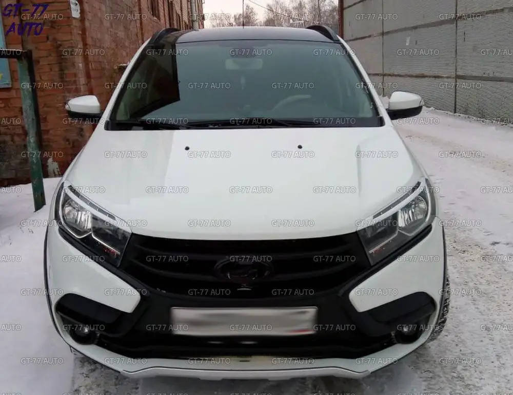 Накладки на передние фары для Lada X-Ray- реснички колодки 1 комплект /2 шт. внешний материал ABS пластик Стайлинг
