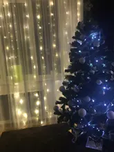 LED Garland Curtains Usb-Power-Fairy-Lights Christmas-Decoration Living-Control Remote