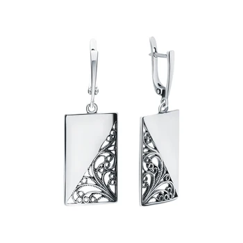 

Silver earrings sunlight sample 925 test