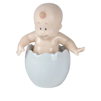 

NAO Figure: Of An Egg. Sculpture Decoration Baby Birth. Baby Porcelain