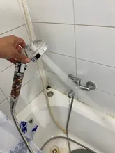 ZhangJi-Cabezal de ducha de alta presión ajustable, 3 modos, filtro reemplazable de turmalina, interruptor de ahorro de agua para ducha de SPA