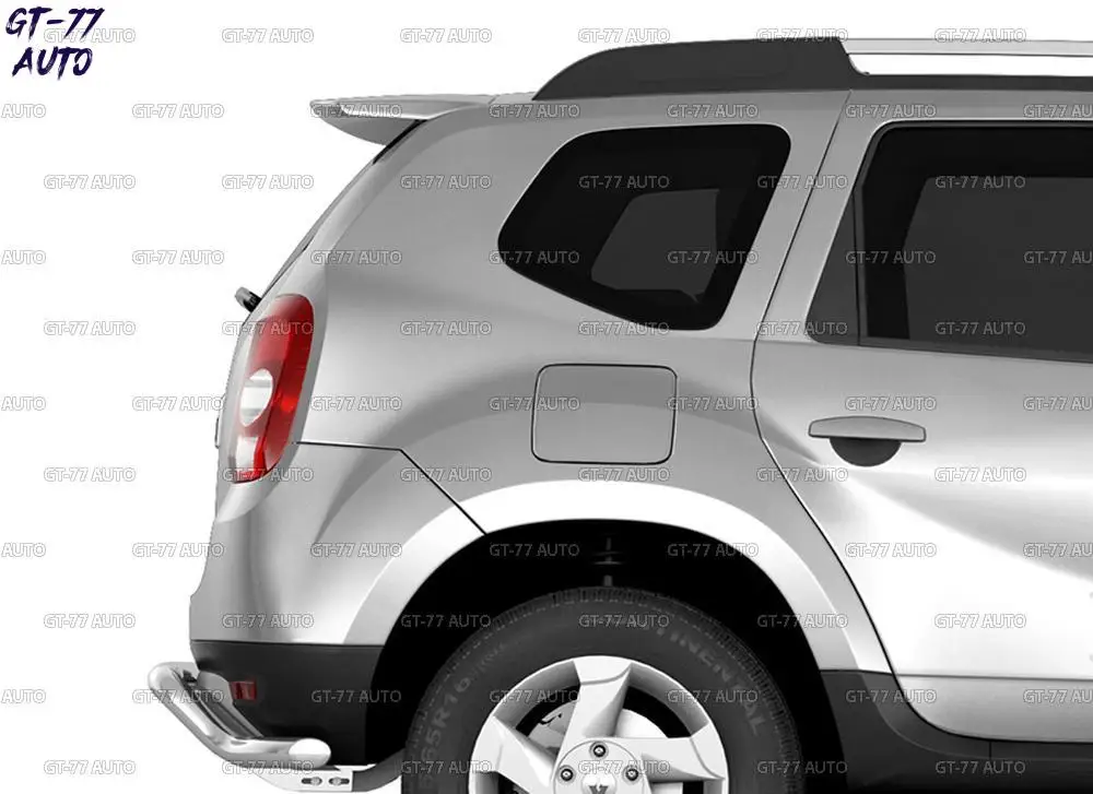 Спойлер на крышку багажника для Renault Duster 2010- спортивный стиль внешний на пятую дверь материал АБС-пластик Стайлинг тюнинг