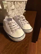 Amozae-Zapatillas deportivas clásicas e informales para bebés, zapatos de lona para recién nacidos, calzado de Primeros pasos