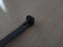 20 piezas tirantes brida de Cable liberable de color blanco y negro de plástico de 8mm * 150mm/200mm/250mm/300mm/350mm/400mm/450mm