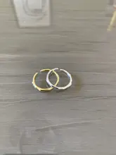 XIYANIKE de Plata de Ley 925 gran oferta geométrico Irregular anillo de moda de las mujeres bien suave minimalista ajustable anillo de la joyería