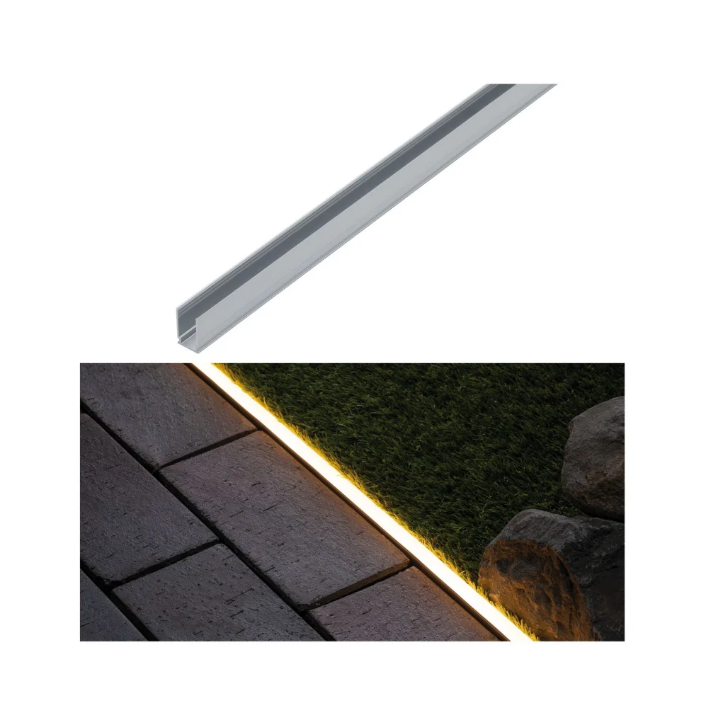 Профиль Paulmann Plug& Shine 1м для светодиодной ленты Neon Алюминий 94216