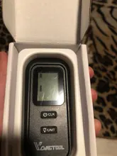 VDIAGTOOL VC100 VC200 coche medidor de espesor Medidor para la pintura del coche medidor de luz de fondo con LCD de espesor de revestimiento de coches de Fe/nFe