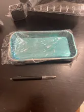 Bandeja de acero inoxidable para almacenamiento de cosméticos, accesorio de tatuaje médico, quirúrgico, Dental, 1 unidad