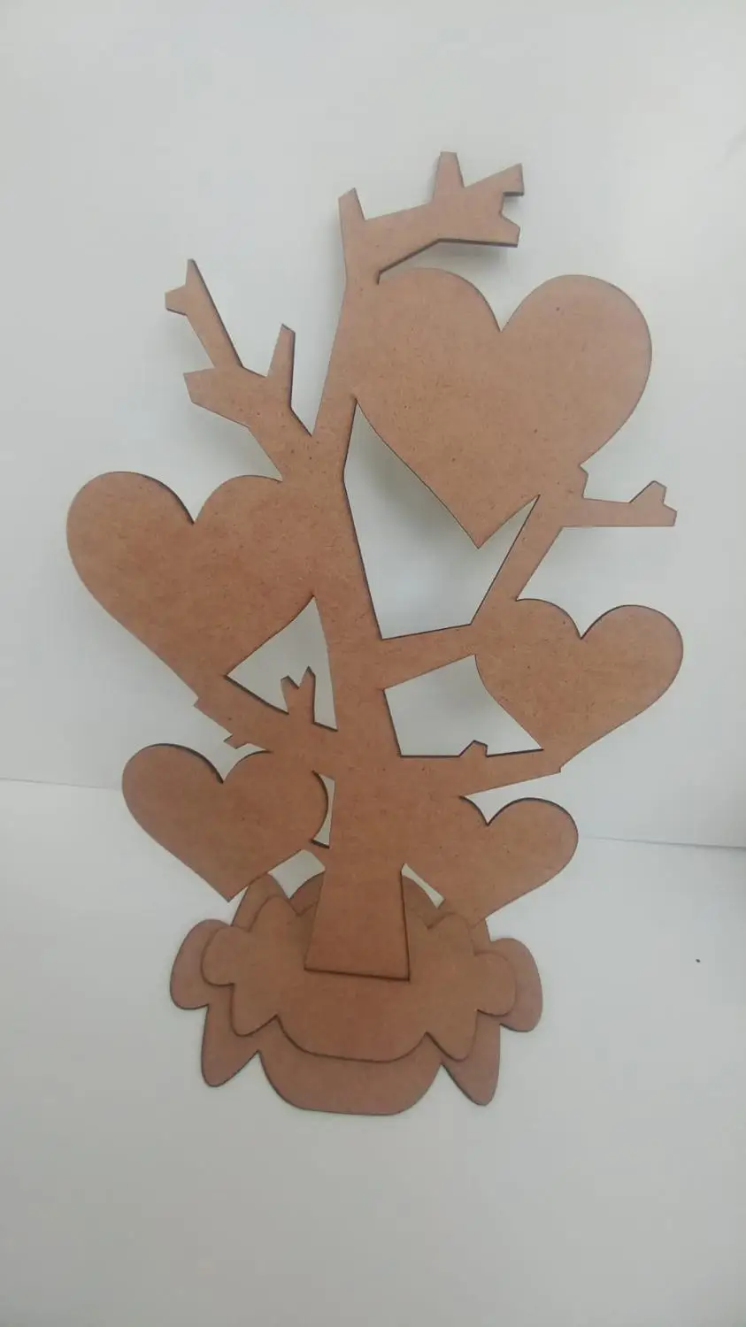 Lazer Kesim Mdf Fotoğraf Çerçevesi Resimlik(Boyanabilir