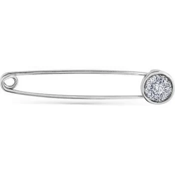 

Master brilliant brooch with 9 diamonds in white gold
