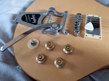 4 x Top Hat Speed Control Knobs For Electric Guitar GOLD