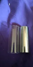 Guitar-Parts Slide Bottleneck Stainless-Steel Medium Glass 60MM for 2pcs