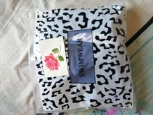 Womens Swimsuits Swimwear Bikini-Set Ribbed Push-Up Black INGAGA High-Waist Biquini