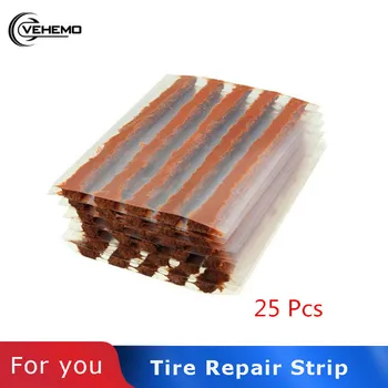 

25pcs Car Motorcycle Bicycle Tire Repair Strip Tubeless Seal Strip Plug Car Tyre Repair Recovery Tools 2019 New Car-styling