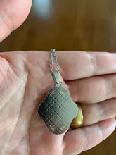 Collares de estilo Retro, joyería elíptica de Palacio, collar con Control de temperatura, cambio de Color, cadena de acero inoxidable