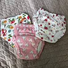 Pañal de paño lavable y transpirable, impermeable, reutilizable, pañales ecológicos, pantalones de entrenamiento, ropa interior, cambiador de pañales