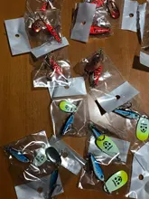 Fishing-Lures Spinner Hard-Bait Crap-Bass Sequins Rotating-Metal Artificial Pike 1pcs