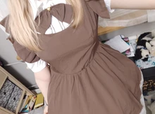 Maid Cosplay Costume Outfit Blocked Pinafore Short-Sleeves Lolita-Dress Halloween Girls