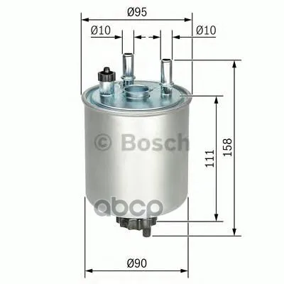 Фильтр Топливный Renault Laguna Iii/Kangoo/Twingo 1.5dci/2.0dci 07 Bosch арт. F026402082