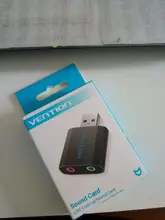 Headphone-Adapter Speaker Computer Audio-Interface Laptop Sound-Card PS4 Vention Usb