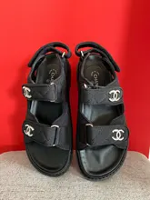 Sandalias de plataforma de cuero genuino para mujer, zapatos de diseñador de lujo a la moda, Sandalias planas, tacones gruesos, tendencia