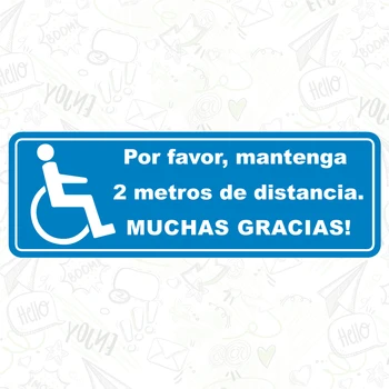 

BUMPER MINUSVÁLIDO CAR 2 METERS DISTANCE WHEELCHAIR