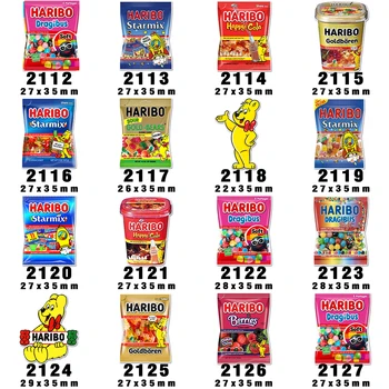 

HSDCraft Free shipping 30 pcs planar resin ribbon Candy potato chips resin