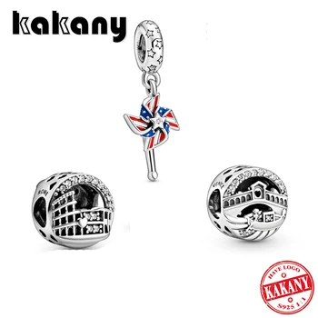 

Summer 2020 New High-quality 1:1 Colosseum In Rome, Venice, Italy, Dutch Windmill Charm, Diy Bracelet, Exquisite Classic Charm
