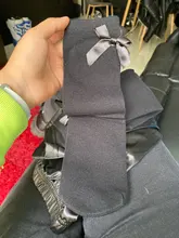 Calcetines cálidos de invierno hasta la rodilla para niñas, bota rayada con lazo, blanco, negro, gris, algodón, regalos de navidad