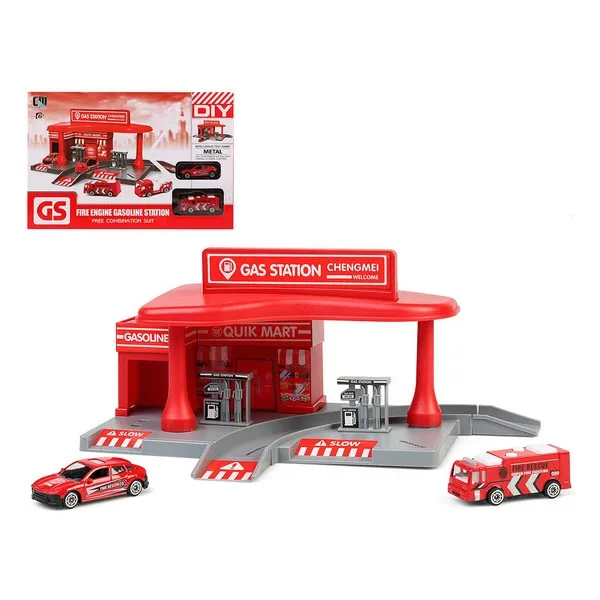 Автомобиль Playset АЗС 112121 красный