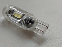 Luz LED para Interior de coche, lámpara de cuña de 12V, T10 W5W, superbrillante, polaridad libre, protección de plástico, smd, para puerta de lectura