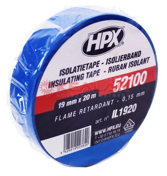 

HPX il1920 PVC insulation tape VDE, blue, 19mm, 20 m.